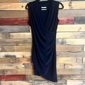 Joseph Ribkoff Navy Ruched‎ Dress
